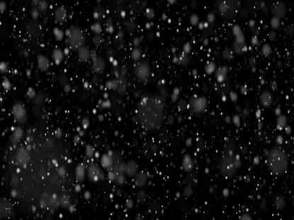 Falling Snow In Dark