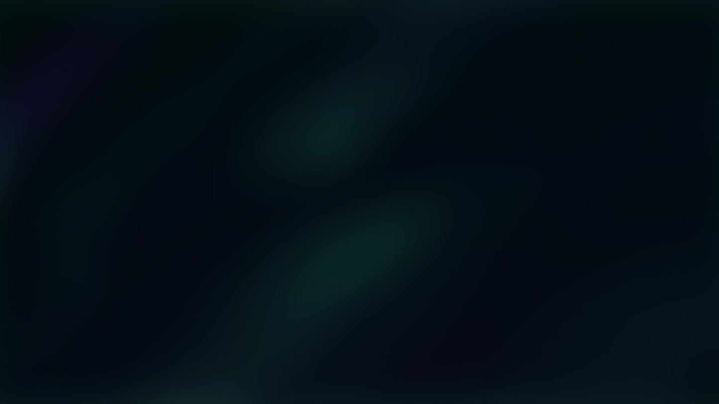 Starry Night Turquoise Blur