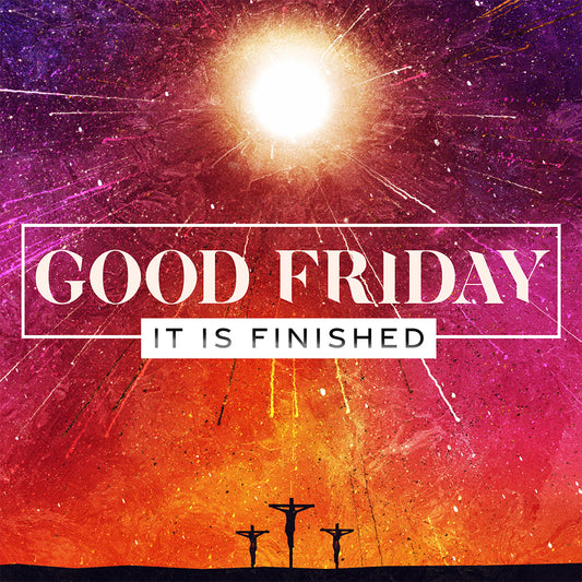 Vivid Easter Good Friday Graphic