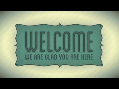 Vintage Frame Welcome