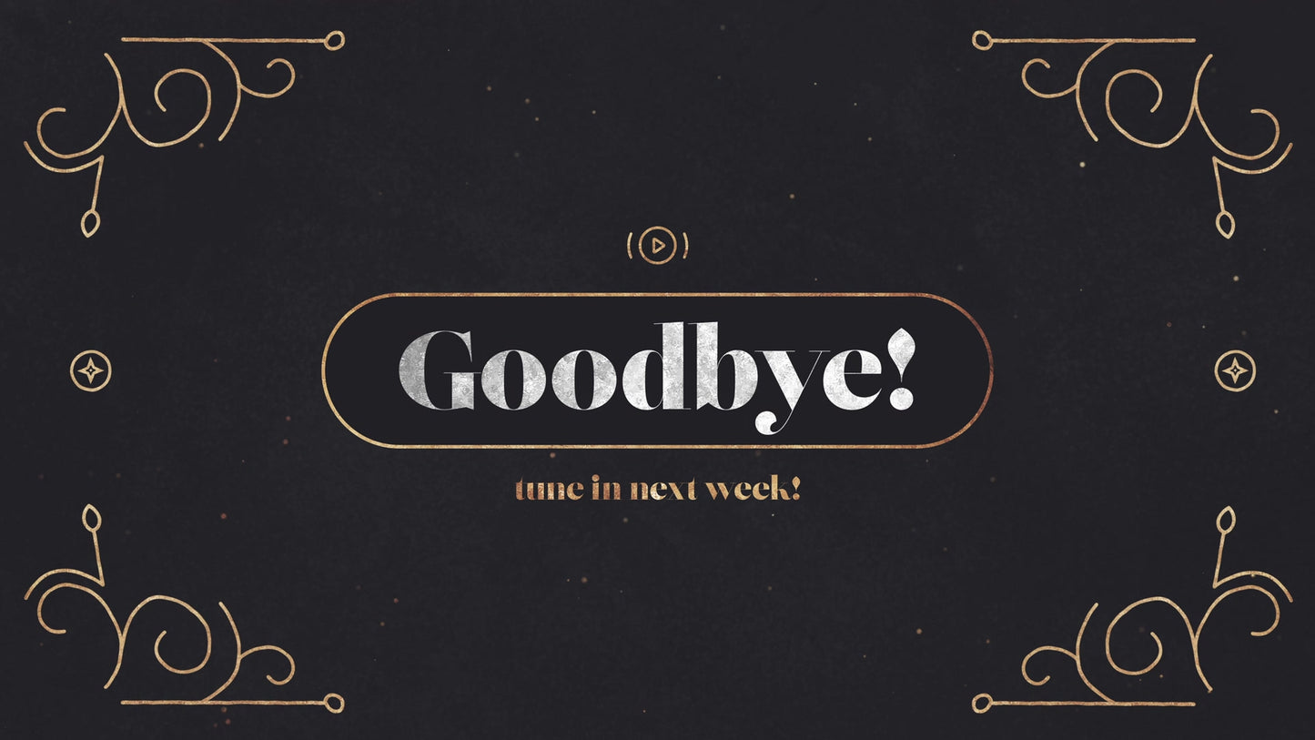 Advent Glitter Exit Stream