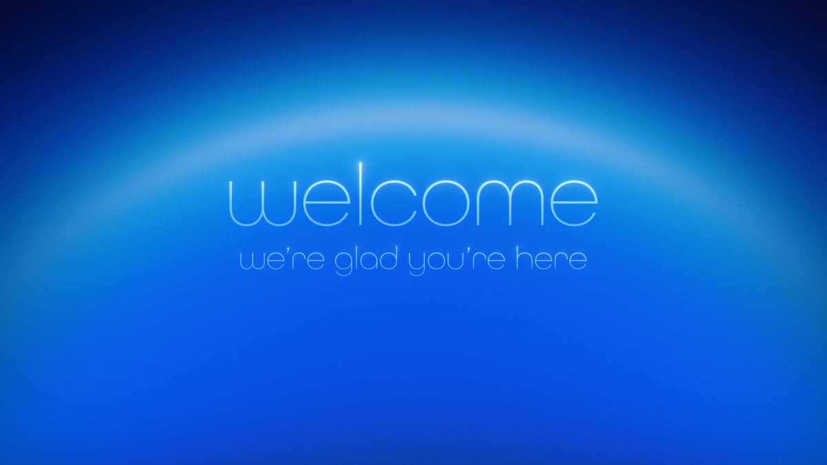 Arc Title Slide Welcome Were Glad Youre Here