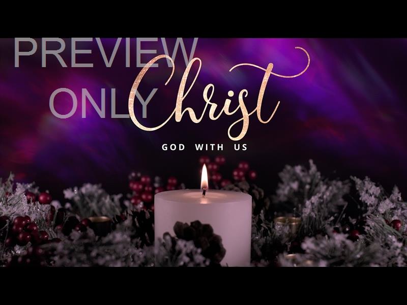 Advent Wreath Christ Still