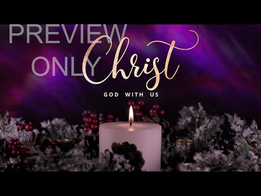 Advent Wreath Christ Still