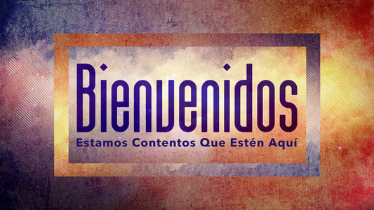 Grace And Joy Welcome Still Spanish