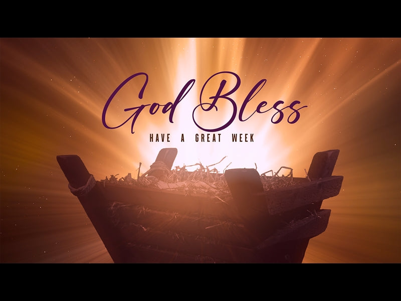 Christmas Manger Close