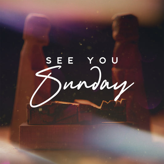 Rustic Nativity Social Graphic Sunday