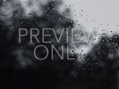 Rain On Glass B Bw
