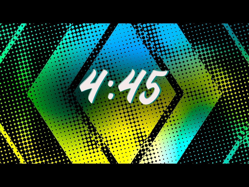 Halftones Gradient Minimal Countdown
