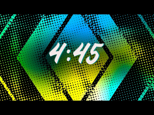 Halftones Gradient Minimal Countdown