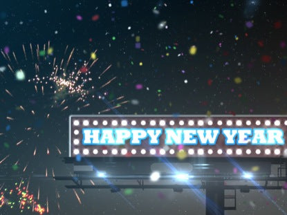 Happy New Year Sign