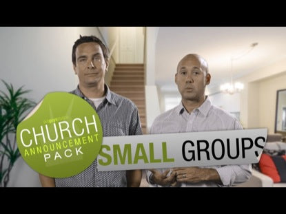 Church Announcement Small Groups