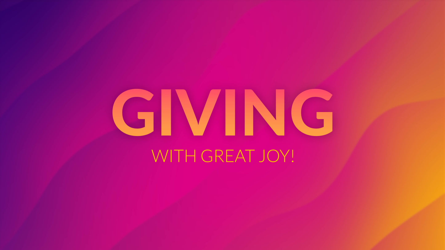 Joy In The Son Giving