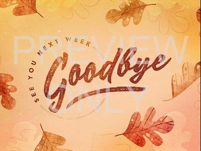 Stamped Leaves Goodbye