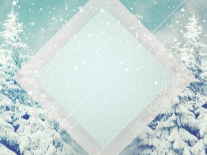 Snow Scene Blank