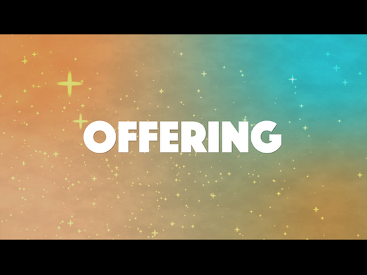 Stars On Blue And Orange: Offering Motion Background