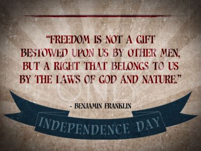 Vintage Independence Day Quote 3 Still