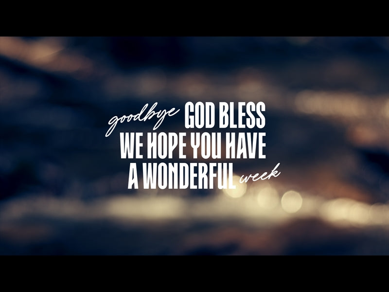 Living Waters God Bless