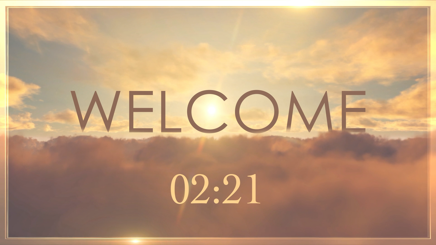 Above The Clouds Welcome Countdown