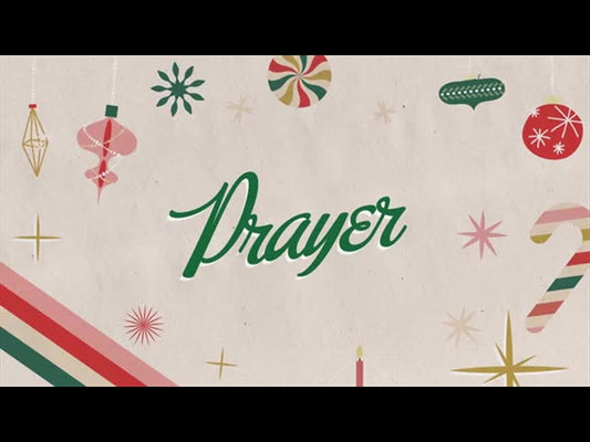 Vintage Christmas Prayer