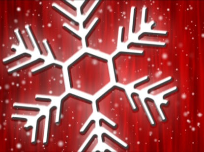 Let It Snow Crimson Curtain