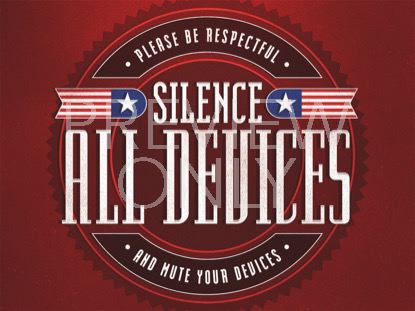 Patriotic Badge Silence All Devices