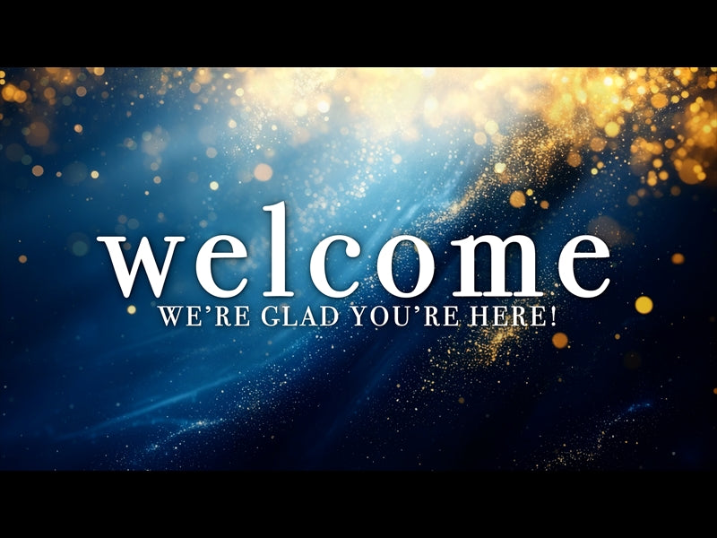 Sparkling Blue Wave Welcome Loop