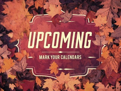 Autumn Foliage Upcoming