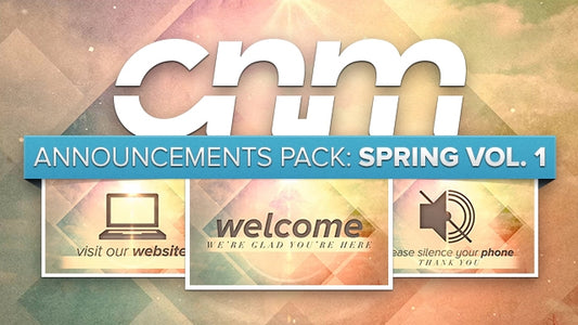 Announcements Pack: Spring Vol. 1