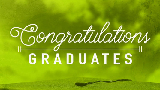 Congratulations Graduates Title Green