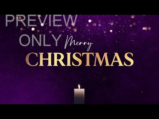 Advent Shimmer Merry Christmas Still