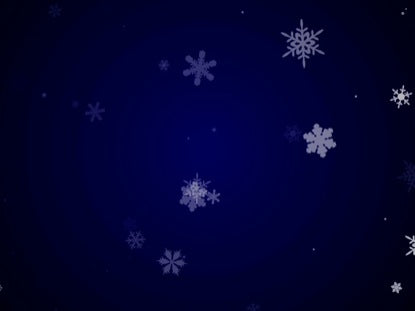 Snowfall Loop Blue