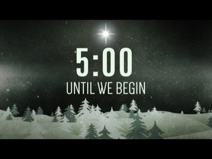Christmas Forest Green Countdown