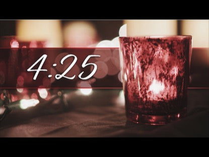 Jazz Christmas Candle Countdown