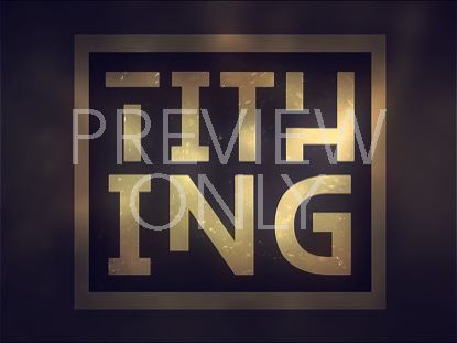 Observing Lent Tithing Still