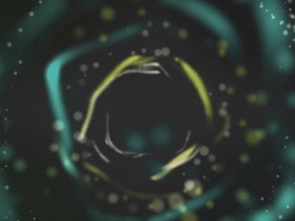 Molecular Swirl Yellow