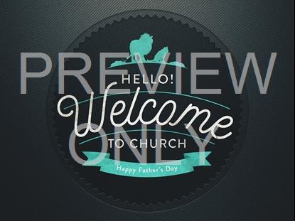 Wild Icons Hello Welcome To Church
