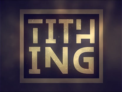 Observing Lent Tithing Motion