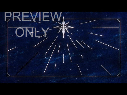 Star Of Wonder Framed Star Blue