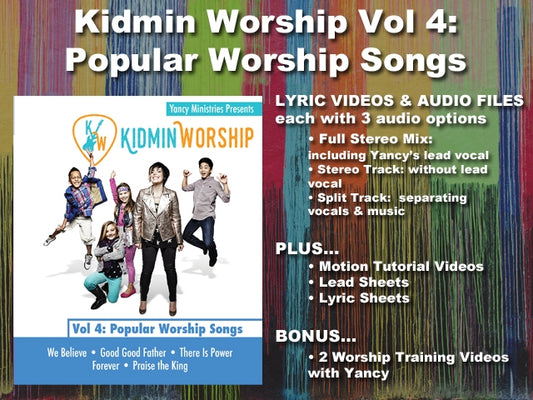Kidmin Worship Vol 4: Popular Worship Songs