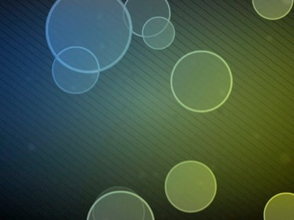 Particle Flow Blue Yellow