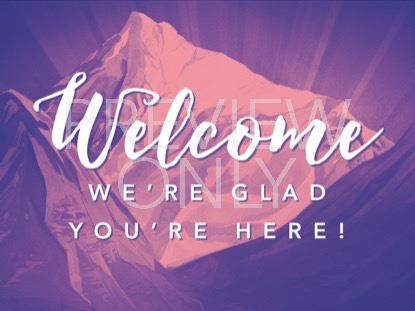Mountain Range Welcome Still