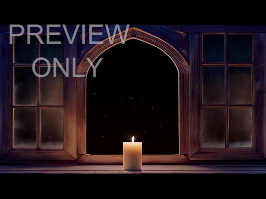 Winter Advent Christ Candle 2 Still