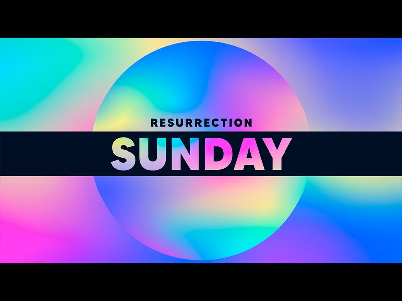 Spring Gradient Resurrection Sunday