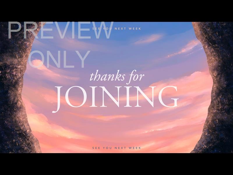 Passages Of Easter: Thanks For Joining Still