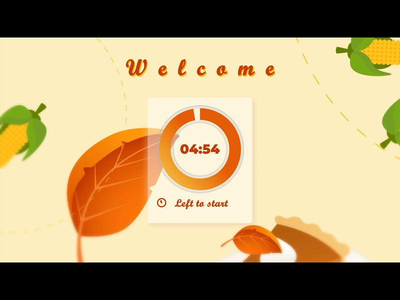 Thanksgiving Leaves: Five Minute Countdown