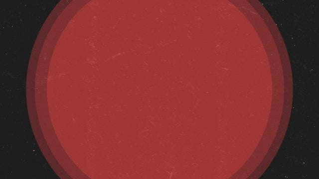 Modern Advent Red Circles