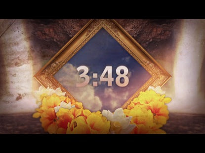 Waterfall Flowers Frame Countdown
