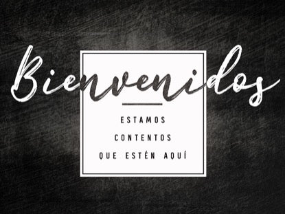 Rolled Ink Welcome Still - Spanish