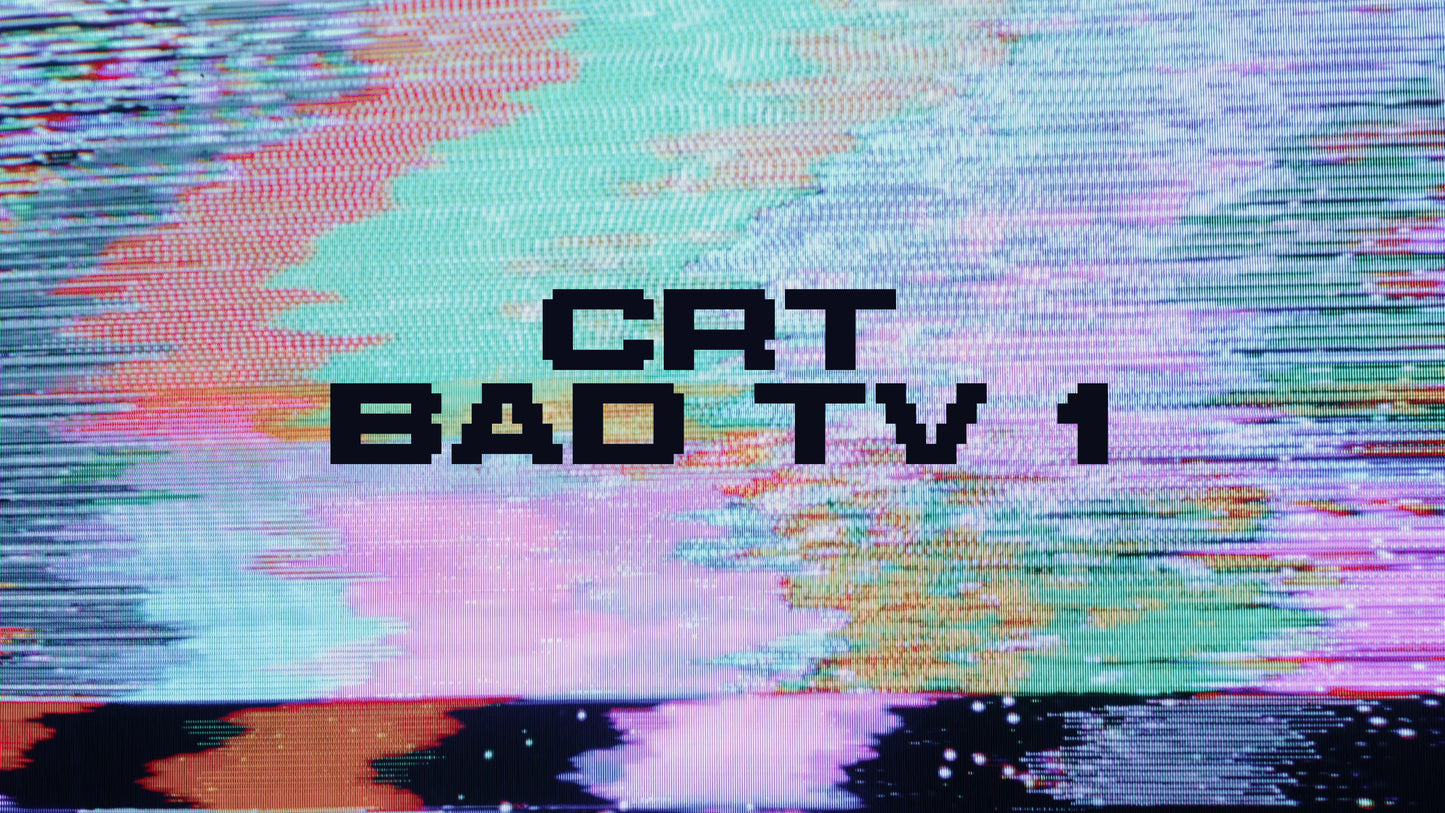 Crt Bad Tv Signal 1